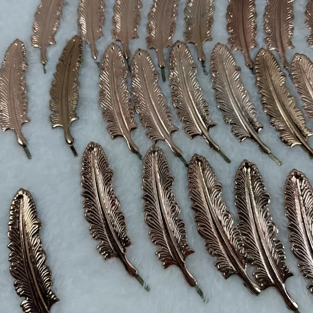 Metal Gold Rose Antique Feather Hat Pin - Western Style – Inspired Look